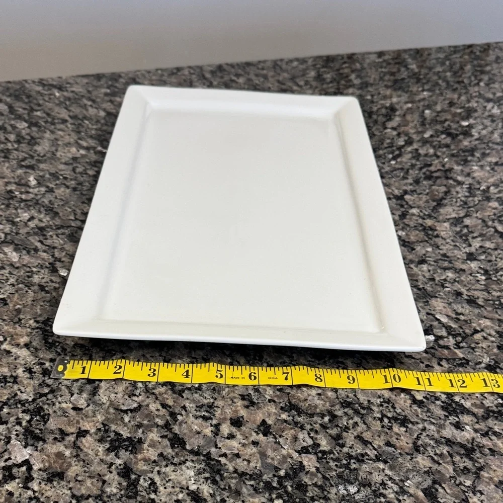 Cordon Bleu 18 by 11 White Serving Platter